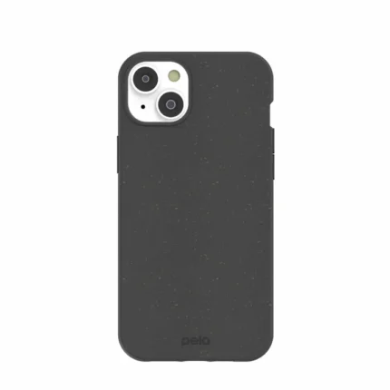 iPhone 15 Plus/14 Plus Pela Compostable Eco-Friendly Classic Case With/MagSafe Module - Black