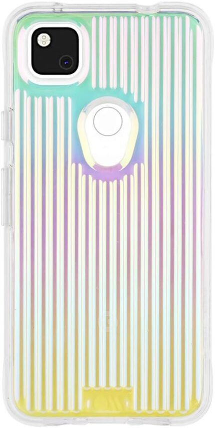 Google Pixel 4a Case-Mate Iridescent Tough Groove Case