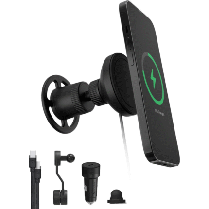 Mophie universal Qi2 snap+ wireless charging vent mount