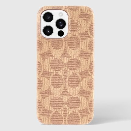 iPhone 16 Pro Max Coach Slim Wrap Signature C Case - Tan