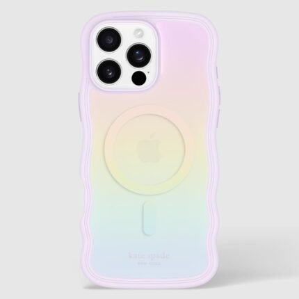 iPhone 16 Pro Max Kate Spade Wavy MagSafe Case - Opal Iridescent