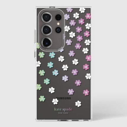 Samsung Galaxy S24 Ultra 5G Kate Spade Protective Hardshell Case - Scattered Flowers