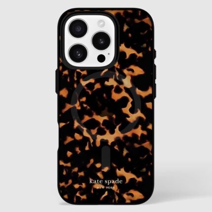 iPhone 16 Pro Max Kate Spade Protective Prints MagSafe Case - Tortoise