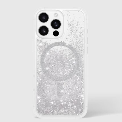 iPhone 16 Pro Max Case-Mate Waterfall MagSafe Case - Silver