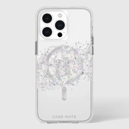 iPhone 15 Pro Max Case-Mate Karat MagSafe Case - Touch of Pearl
